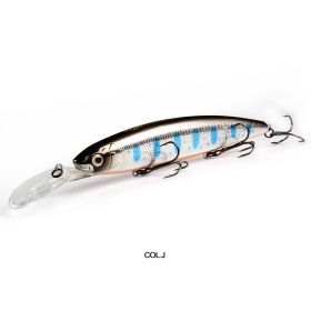 Luya Ma Mian Thick Long Tongue Deep Dive Floating Fake Bait 13cm28g (Option: J)