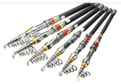 Fishing Rod Spinning Carbon Fiber Telescopic (Option: Handle of metal-2.7)